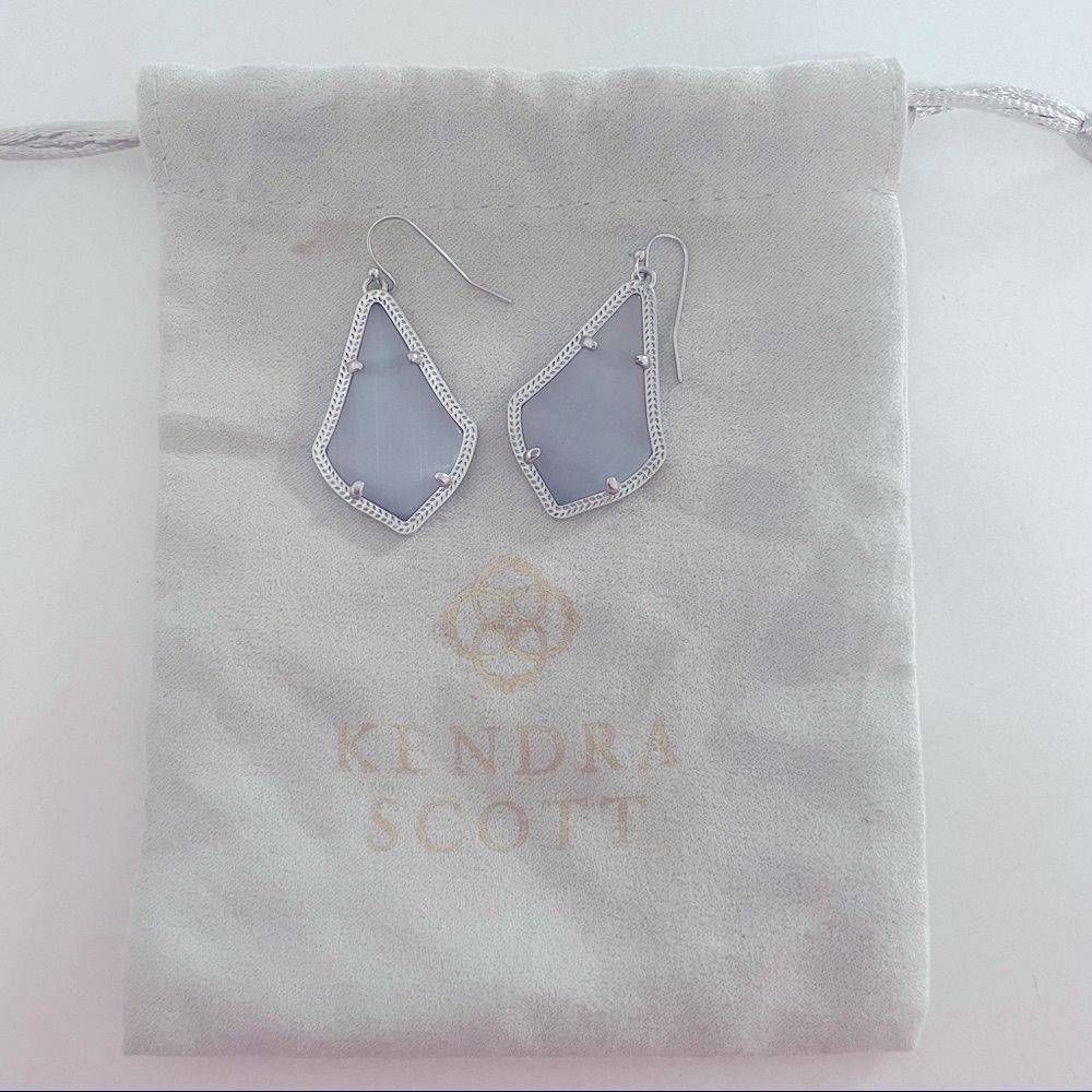 Kendra Scott Alex Silver Drop Earrings